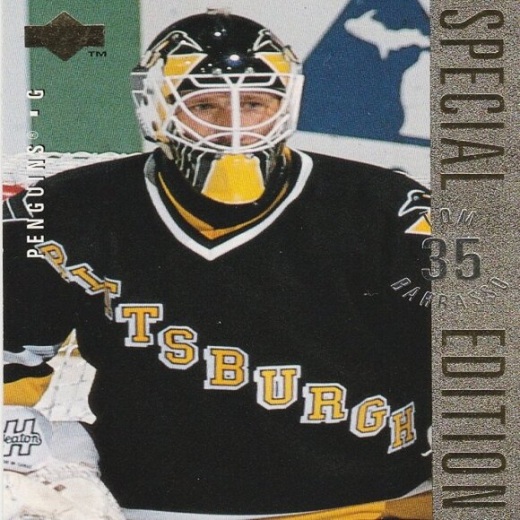 Tom Barrasso Pittsburgh Penguins NHL Hockey Card Collection - 10 Card Set - Picture 5 of 11